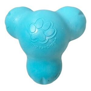 West Paw Tux Puzzle Enrichment Toy Aqua Blue Size Large